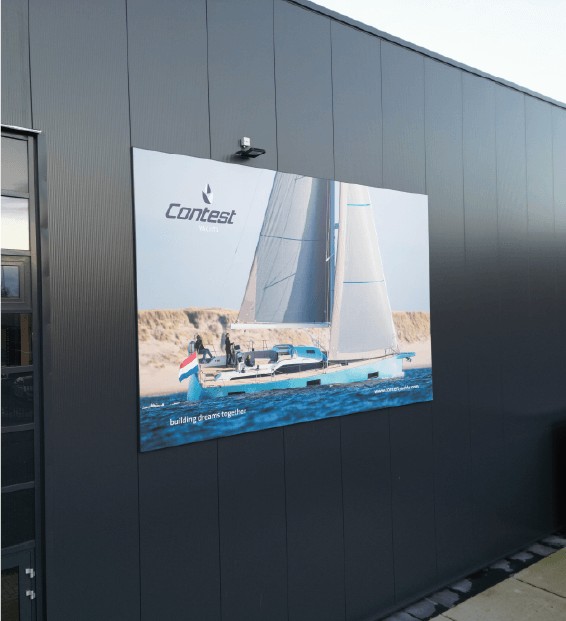 Stijlvol gespannen spandoek van Sign Company