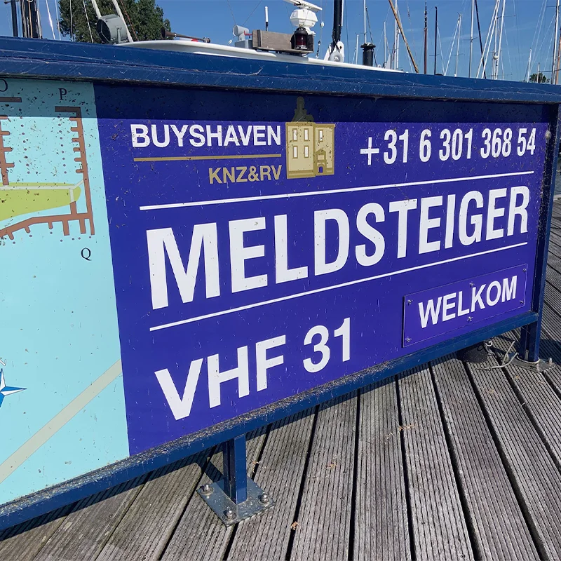 Terreinbord voor buitenbewegwijzering