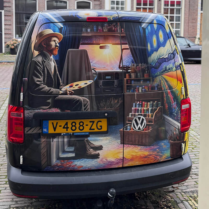 Caddy wrap met Vincent van Gogh-thema