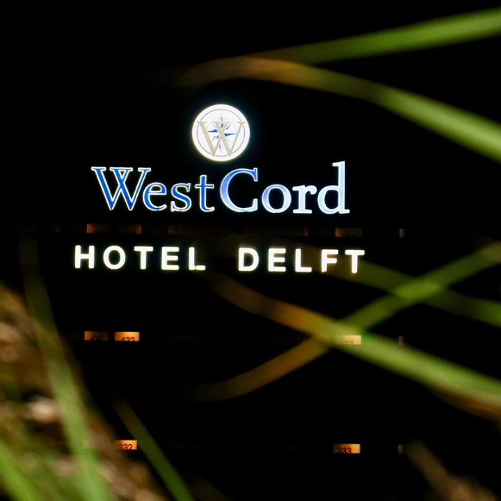 Hotel signing bewegwijzering WestCord Delft - Sign Company
