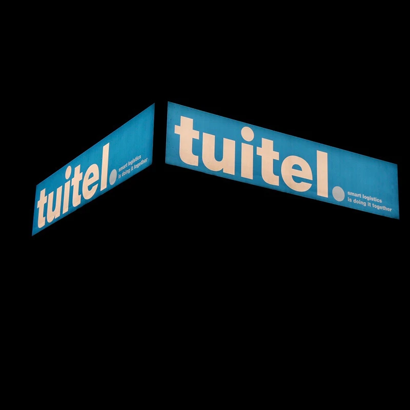 Profiel 9 verhoogde acrylaatletters - Gevelreclame Sign Company