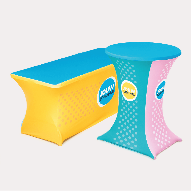 Promotie-vouwtafel bedrukt met logo