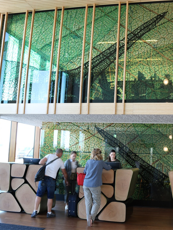 Raamfolie privacy hotel interieur WestCord Hotel Jakarta Amsterdam