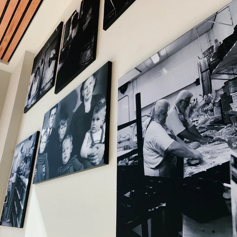 Wisselbaar textielframe hotel interieur The Market Groningen - Sign Company