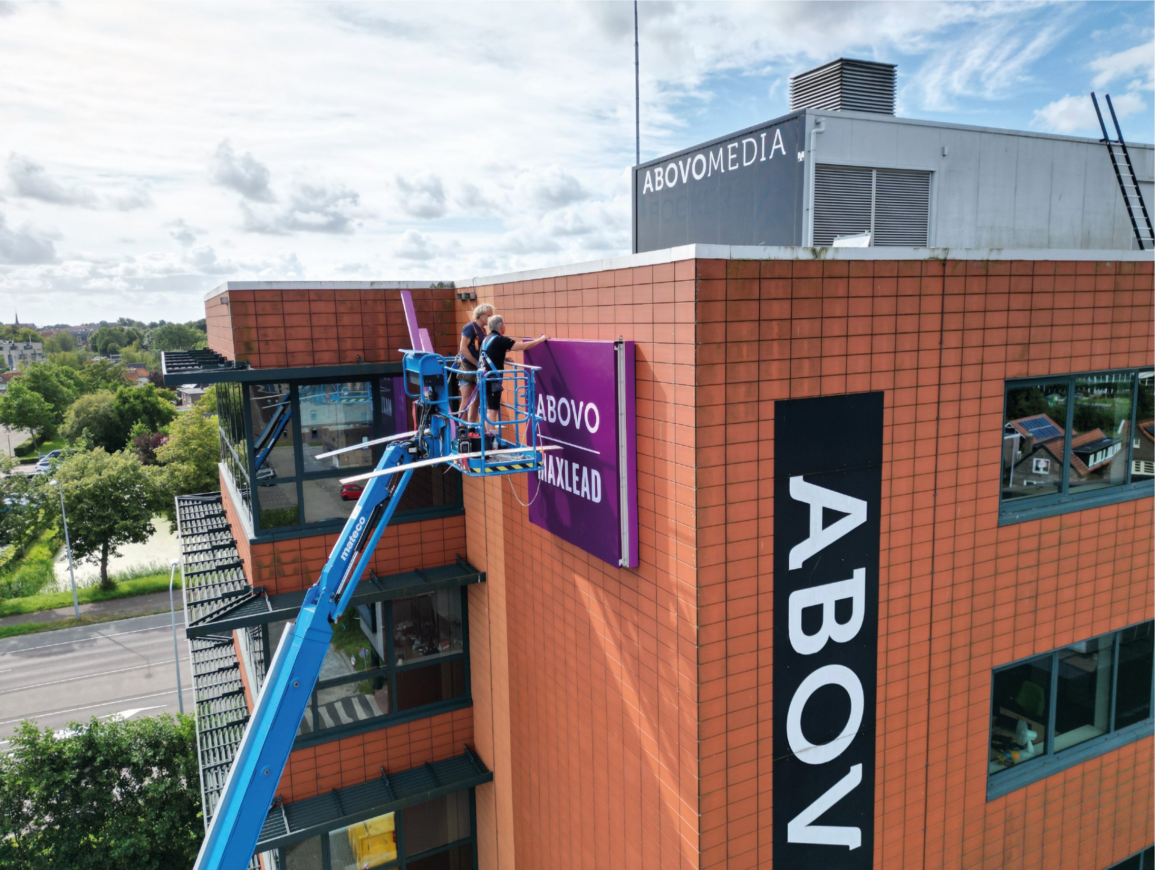 Werk van signingbedrijf Sign Company