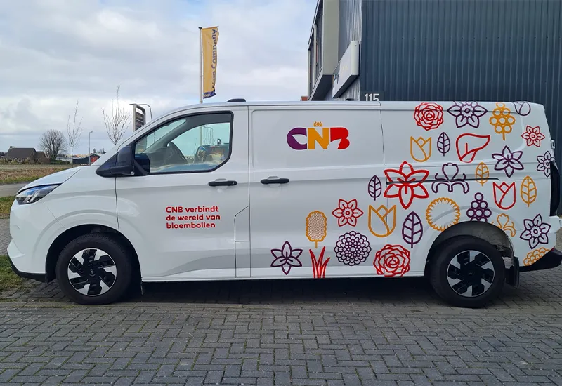 Busbestickering en voertuigreclame CNB Bovenkarspel