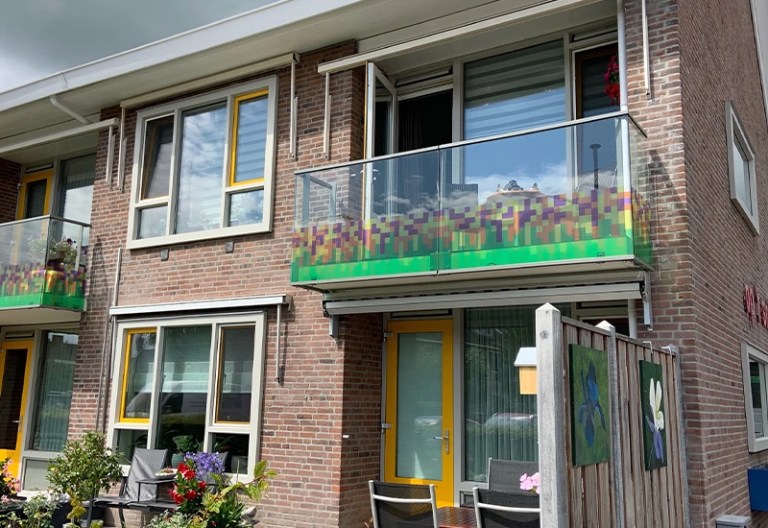 Privacyfolie en decoratiefolie balkonramen