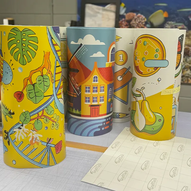 School kunst expositie leerlingwerk creatief onderwijs