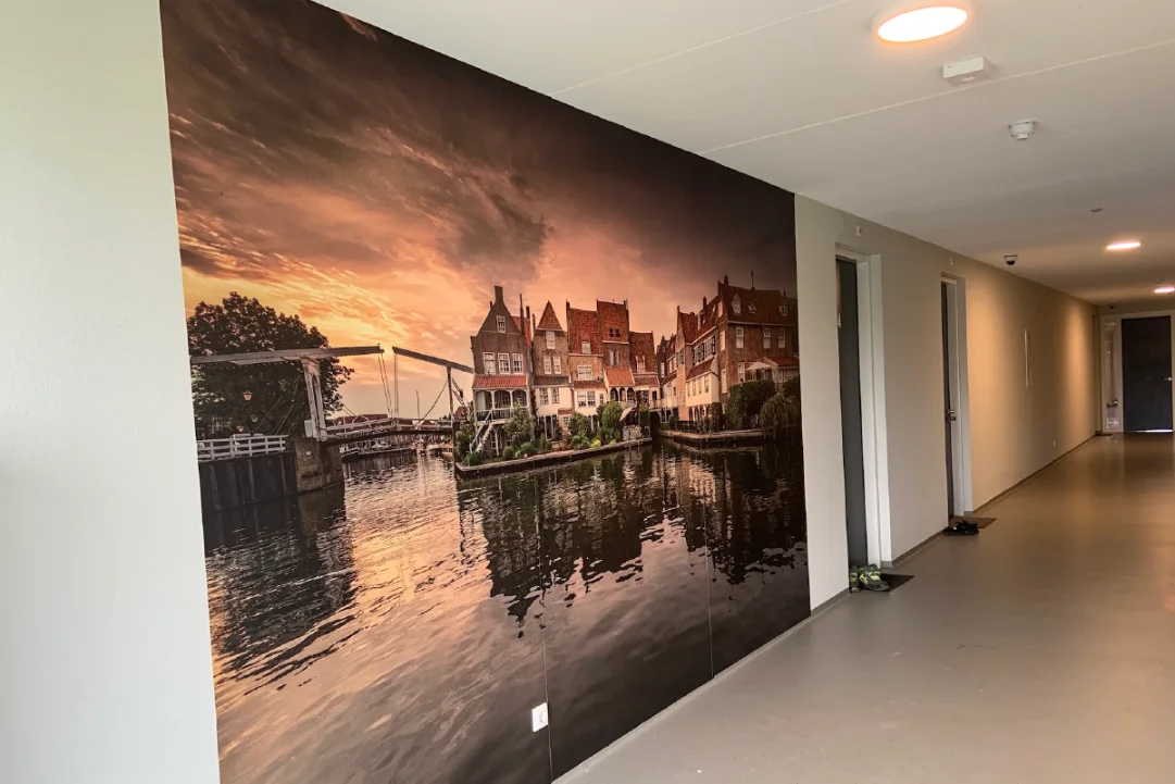 Naadloos fotobehang en interieur V/d Holland