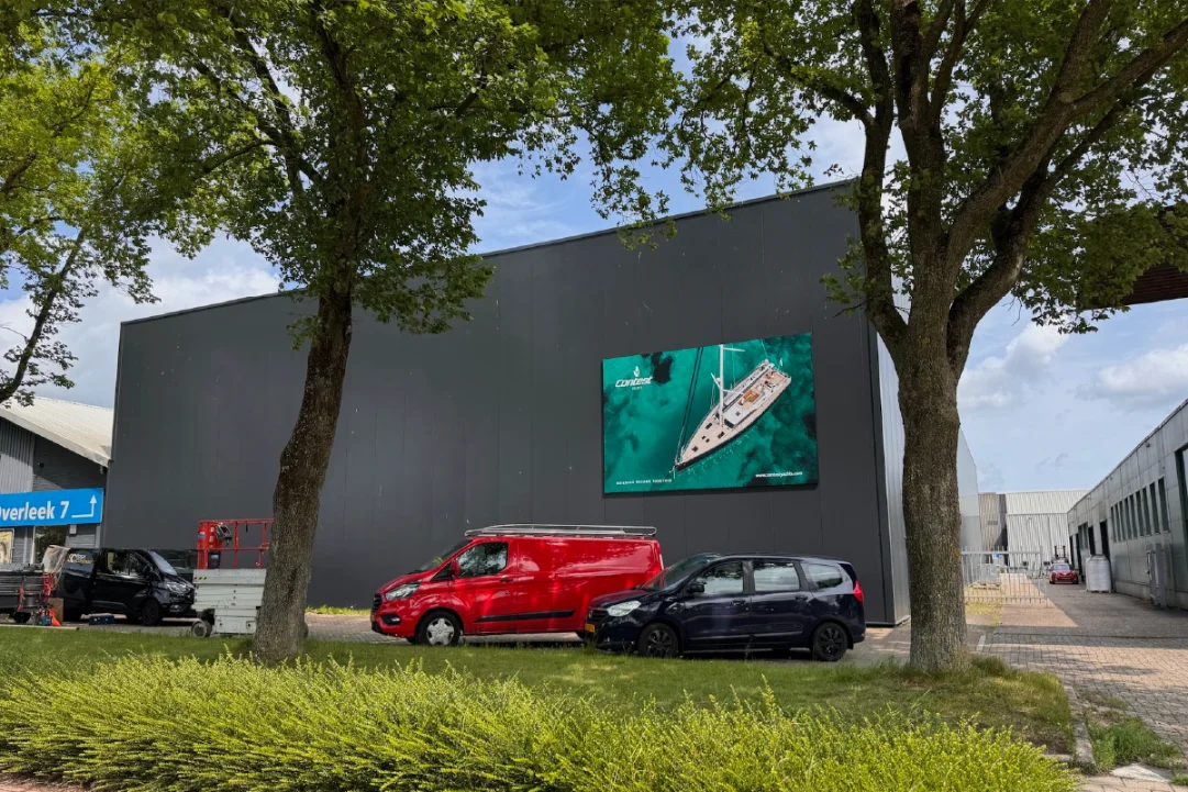 X-Tens spandoekframe buitenreclame CONTEST - strak gespannen doek met pees-systeem
