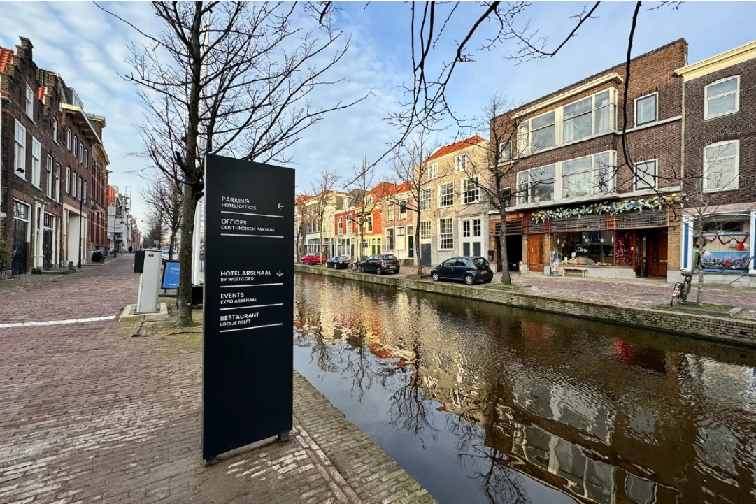 Informatiezuil binnenstad historisch centrum wayfinding toerisme