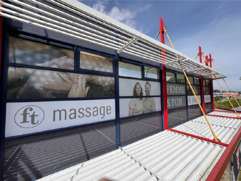 One way vision windowgraphics resultaat - raamreclame