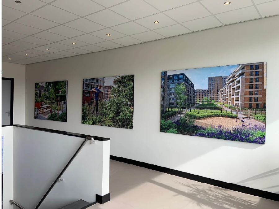Wandfoto kantoorinterieur inspirerend beeld