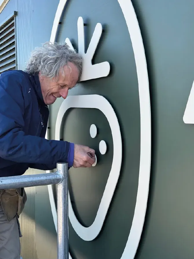 Detail van de montage bij ABZ Seeds